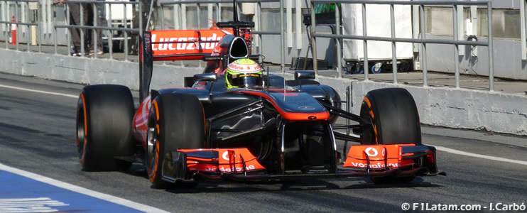 Fotos: El mexicano Sergio Pérez fue el más rápido - Test en Barcelona - Día 2 
