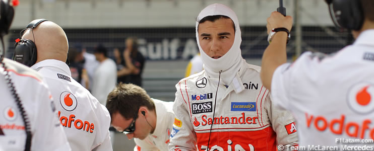 El piloto mexicano Sergio Pérez se alista para afrontar la Temporada Europea con McLaren 