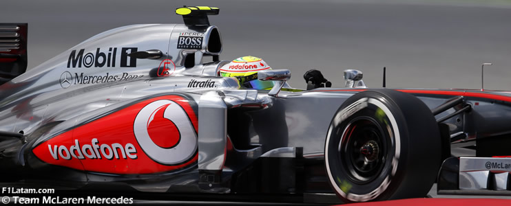 Gran trabajo de Sergio Pérez al entrar a la Q3 - Reporte Clasificación - GP de España - McLaren 