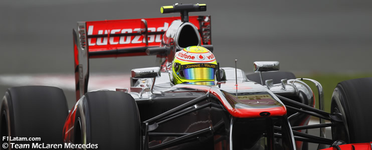 Button y Pérez esperan la recuperación - Reporte Clasificación - GP de Gran Bretaña  - McLaren
 