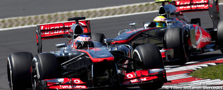 Jenson Button y Sergio Pérez en los puntos - Reporte Carrera - GP de Alemania - McLaren 