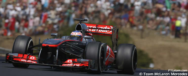 De nuevo Button y Pérez en los puntos - Reporte Carrera - GP de Hungría - McLaren 