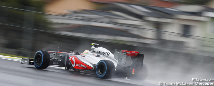 Pérez y Button no logran las posiciones esperadas - Reporte Clasificación - GP de Brasil - McLaren 