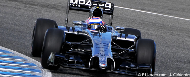 Jenson Button recupera el tiempo perdido y deja a McLaren adelante - Test en Jerez - Día 2
