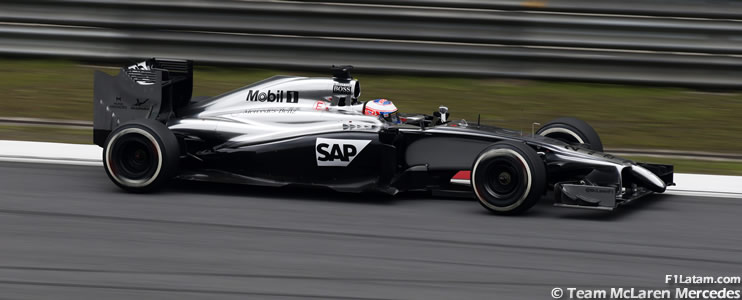 Carencia de carga aerodinámica afecta a Button y Magnussen - Reporte Carrera - GP de China - McLaren
 