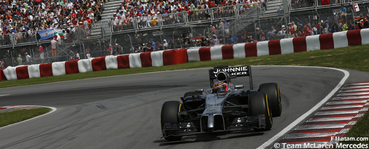 Un resultado mejor de lo esperado para Button y Magnussen - Reporte Carrera - GP de Canadá - McLaren
 