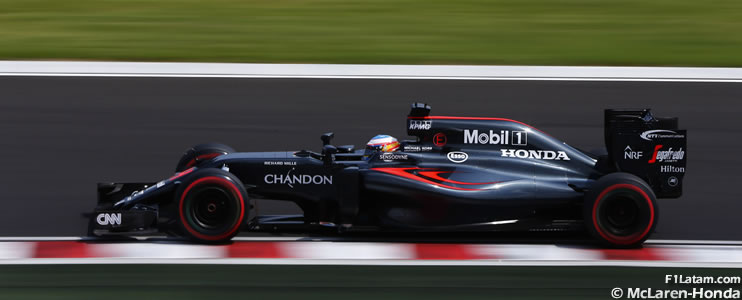 Fernando Alonso contento con la progresión del McLaren-Honda MP4-31
