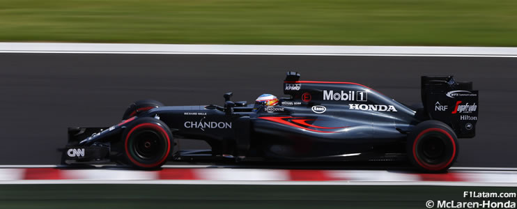 Fernando Alonso contento con la progresión del McLaren-Honda MP4-31 