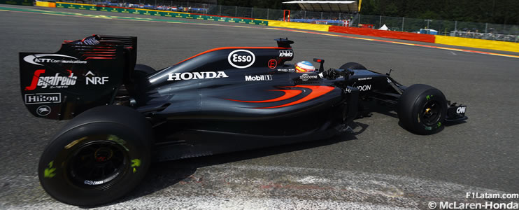 Alonso optimista por el progreso de McLaren-Honda tras el séptimo lugar en Spa