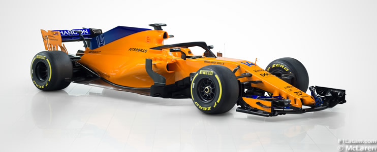 McLaren-Renault presentó su nuevo auto para la temporada 2018, el MCL33