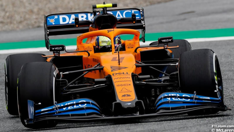 Lando Norris brilla con el cuarto lugar en la clasificación del GP de Austria