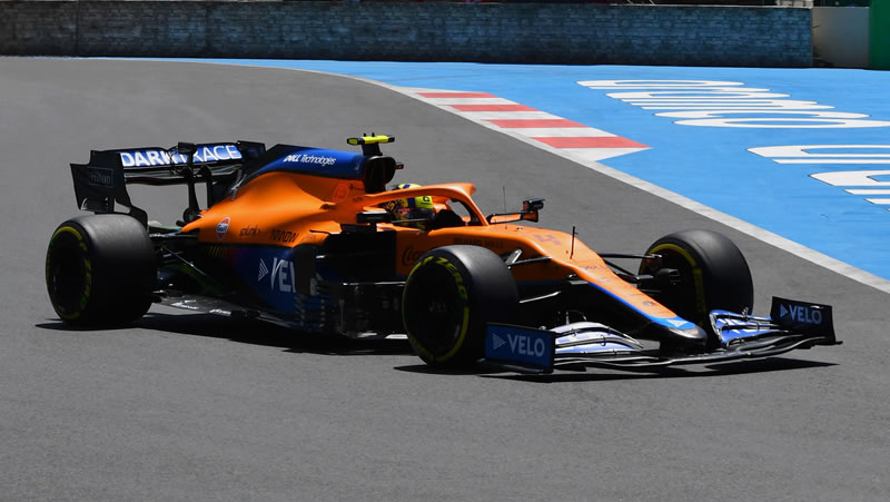 Grilla de partida del GP de Azerbaiyán tras penalización a Lando Norris