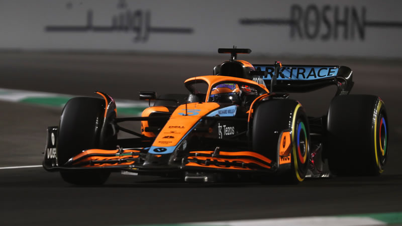 Grilla de partida del GP de Arabia Saudita  tras penalización para Ricciardo 