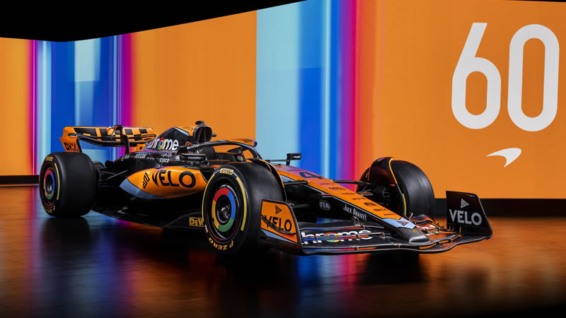 McLaren presenta al mundo el nuevo MCL60 de Norris y Piastri