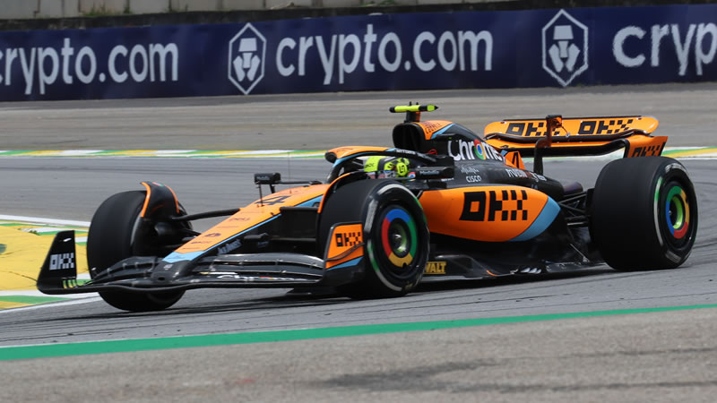 Norris y Verstappen en primera fila en Interlagos - Reporte Sprint Shootout - GP de Brasil 