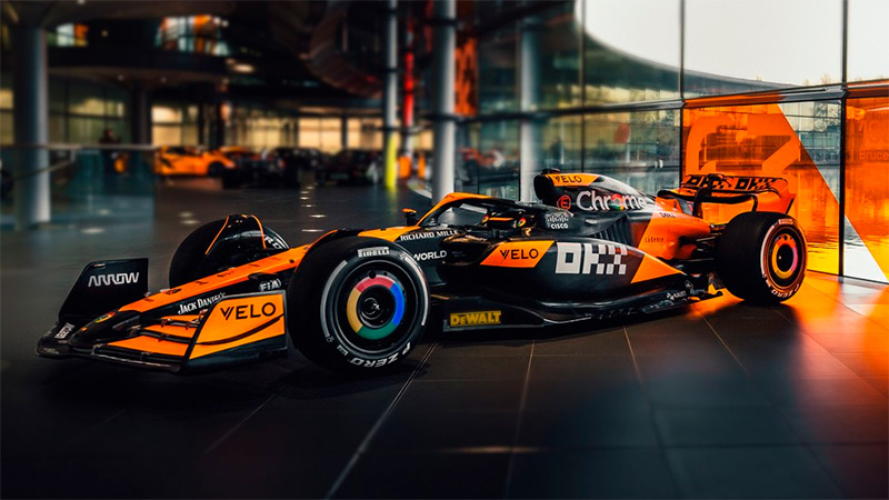 McLaren presenta la librea que tendrá el MCL38 para la temporada 2024 de F1 