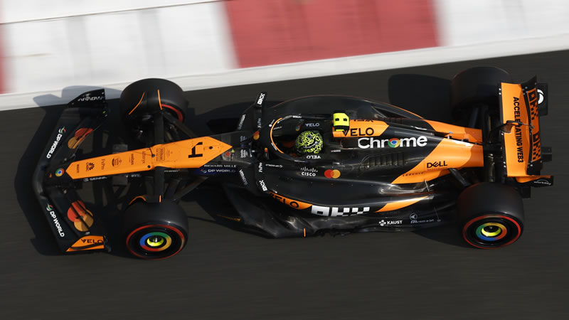 Norris y Piastri colocan en alerta a los Ferrari - Reporte Pruebas Libres 2 - GP de Abu Dhabi