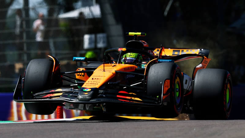 Lando Norris termina los entrenamientos como el más rápido - Reporte Pruebas Libres 3 - GP de Emilia Romaña