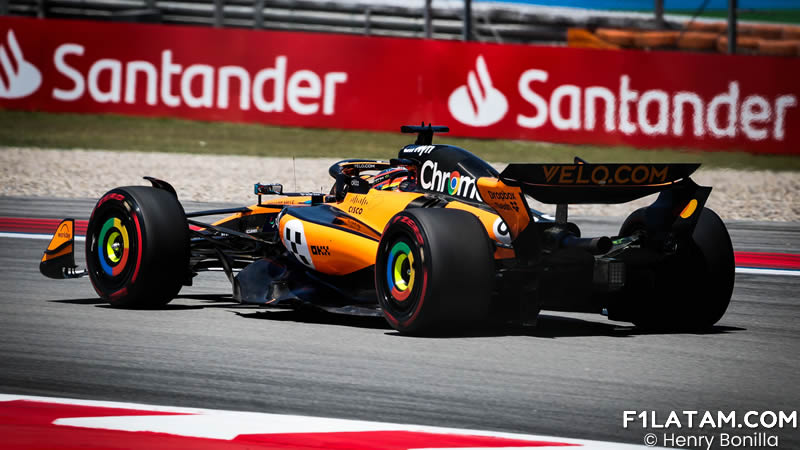 Oscar Piastri toma el mando y mantiene a McLaren al frente - Reporte Pruebas Libres 2 - GP de España