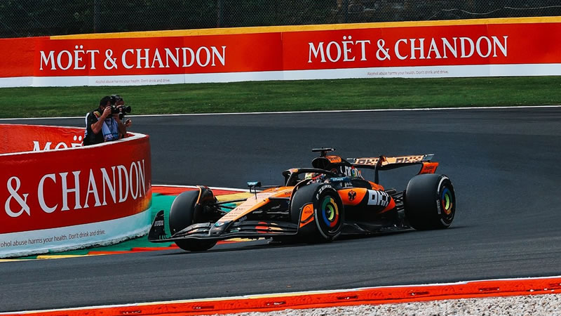 Piastri impone el ritmo en Spa-Francorchamps - Reporte Pruebas Libres 1 - GP de Bélgica
