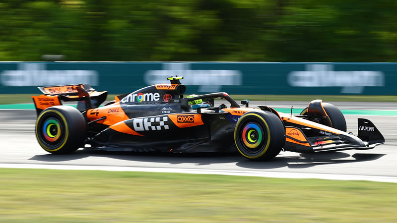 Norris confirma su potencial en el Hungaroring - Reporte Pruebas Libres 2 - GP de Hungría