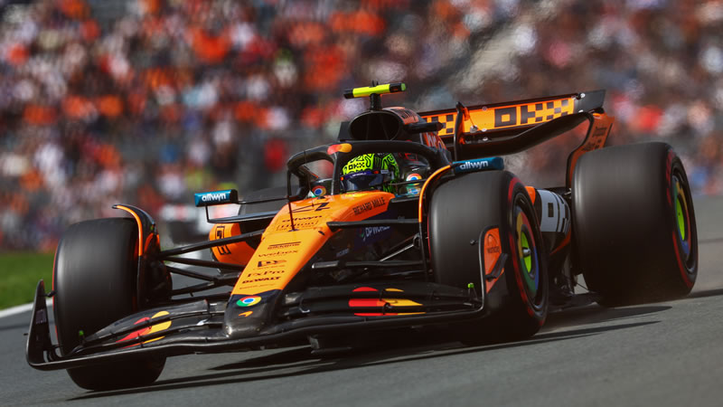 Norris impone el ritmo en Zandvoort - Reporte Pruebas Libres 1 - GP de Países Bajos