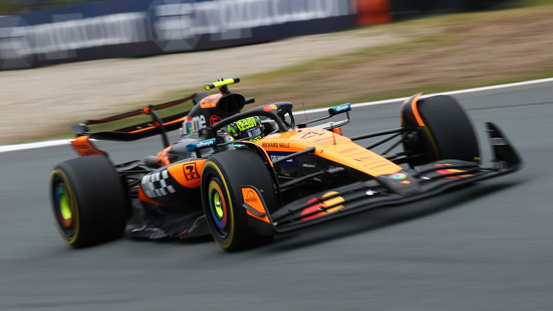 Lando Norris no baja el ritmo y se sigue alejando - Reporte Pruebas Libres 3 - GP de Países Bajos