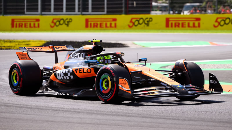 Norris supera por muy poco a Leclerc y Sainz - Reporte Pruebas Libres 2 - GP de Italia