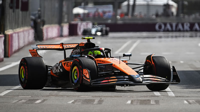 Lando Norris inicia fuerte en Baku - Reporte Pruebas Libres 1 - GP de Azerbaiyán