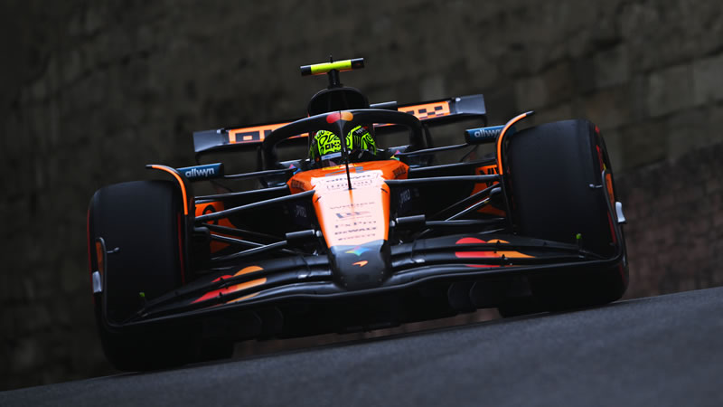 Norris se repone tras el fallo de ayer y es el más veloz - Reporte Pruebas Libres 3 - GP de Azerbaiyán