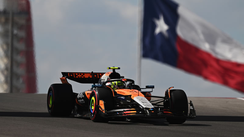 Norris al comando en la única sesión de entrenamientos - Reporte Pruebas Libres 1 - GP de Estados Unidos