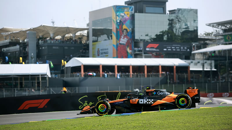 Norris toma la ventaja en el Autódromo de Interlagos - Reporte Sprint Qualifying - GP de Brasil