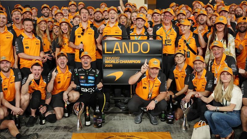 McLaren culmina una era con doblete: Norris se corona campeón del mundo y el equipo sella su décimo título de constructores