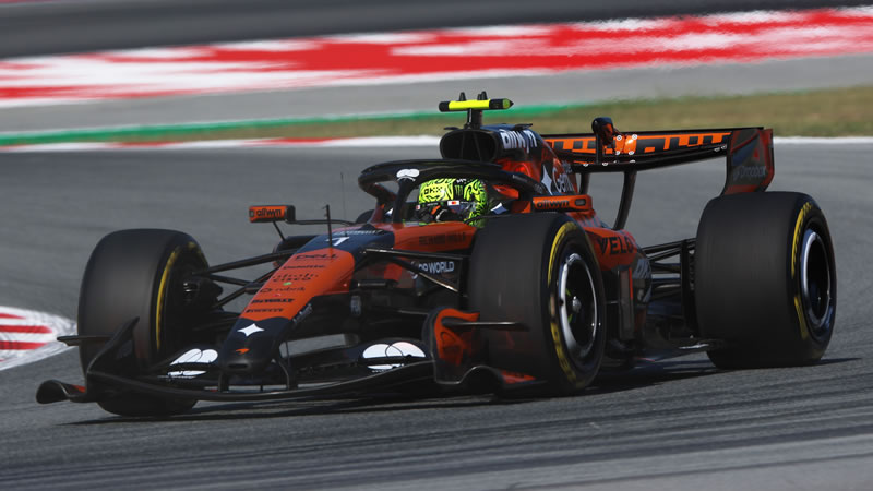 Norris da el salto y supera por nueve milésimas a Russell - Reporte Pruebas Libres 2 - GP de Barcelona-Catalunya