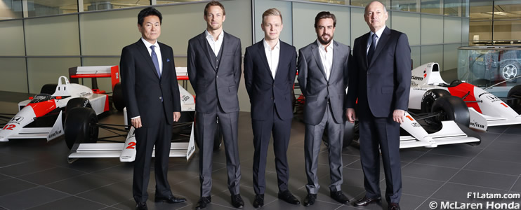 OFICIAL: McLaren Honda anuncia a Fernando Alonso y Jenson Button como pilotos titulares para 2015