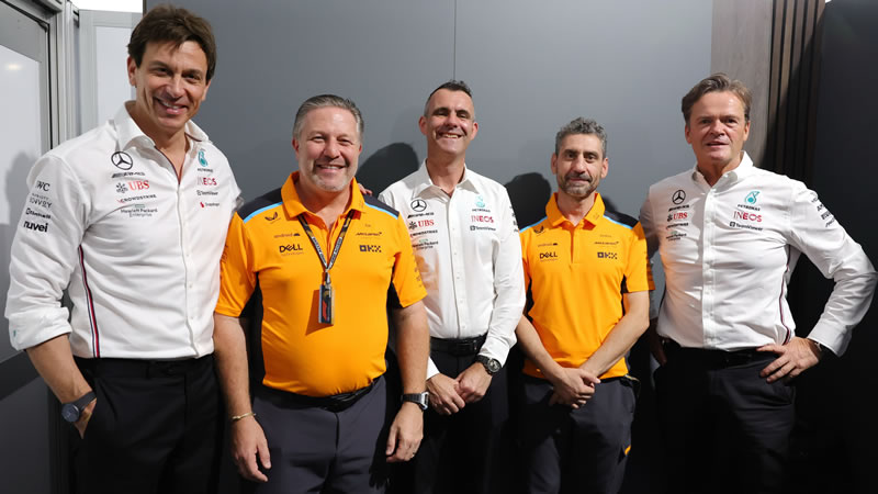 McLaren renueva su acuerdo con Mercedes-Benz como proveedor de unidad de potencia hasta 2030