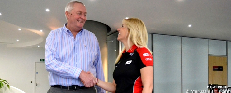 María de Villota se integra a Marussia F1 Team como piloto de pruebas