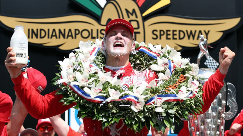 Marcus Ericsson se estrena como ganador de la mítica Indy 500. Pato O