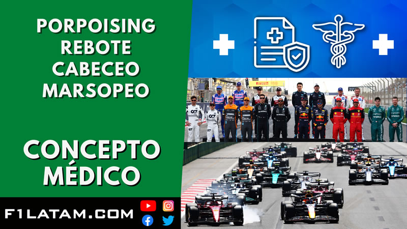 ESPECIAL: Concepto médico sobre los efectos que puede tener el porpoising en los pilotos de F1 