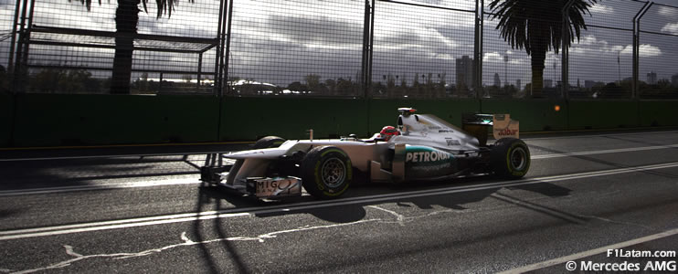 Confianza total de Schumacher y Rosberg - Reporte Clasificación - GP de Australia - Mercedes 