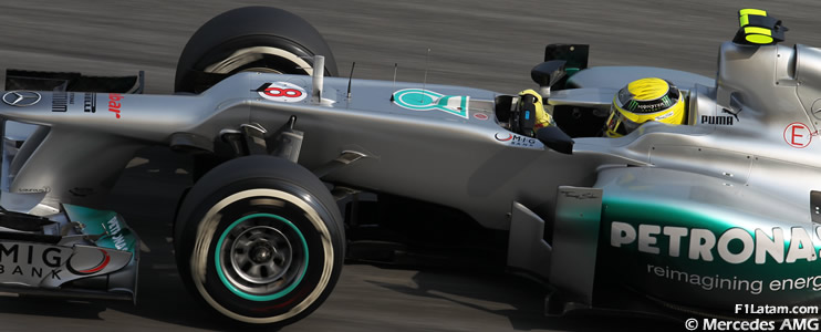 Nico Rosberg enciende nuevamente las alarmas - Reporte Pruebas Libres 2 - GP de Bahrein 