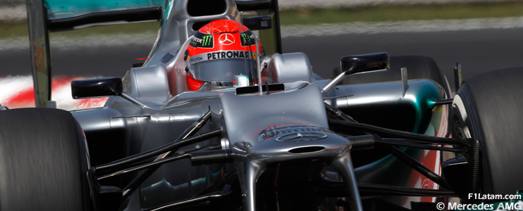 Michael Schumacher al comando de los tiempos - Reporte Pruebas Libres 1 - GP de Italia 