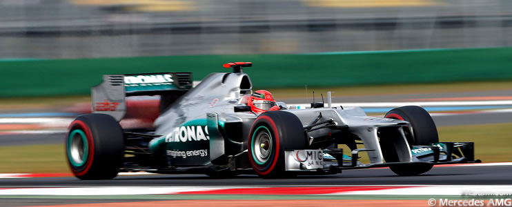 Día para el olvido tienen Schumacher y Rosberg - Reporte Carrera - GP de Corea - Mercedes 