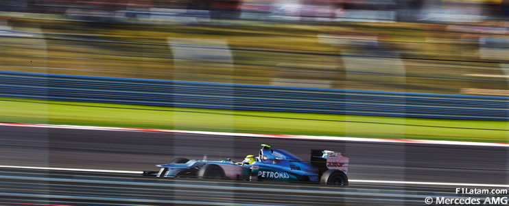 Rosberg y Schumacher se van de Austin sin puntos - Reporte Carrera - GP de Estados Unidos - Mercedes 
