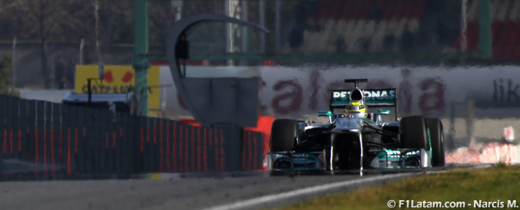 Rosberg fue el más rápido en el último día de pretemporada - Test en Barcelona - Dia 8
