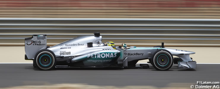 Rosberg y Hamilton no tuvieron la recompensa esperada - Reporte Carrera - GP de Bahrein - Mercedes 