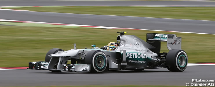Primera fila para Hamilton y Rosberg - Reporte Clasificación - GP de Gran Bretaña - Mercedes 
