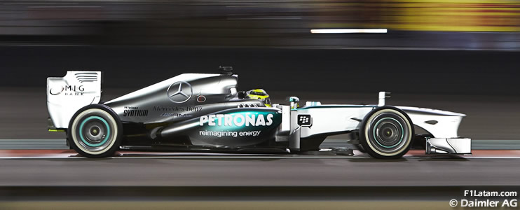Puntos muy importantes de Rosberg y Hamilton para el campeonato - Reporte Carrera - GP de Abu Dhabi - Mercedes 