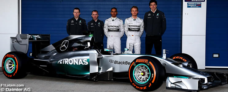 FOTOS: Mercedes AMG devela en Jerez su nuevo W05

