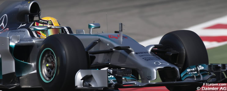 Lewis Hamilton se queda con el mejor tiempo - Test en Bahrein - Día 3
 